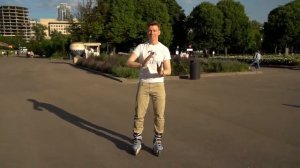 Как ездить задом на роликах | Школа роликов RollerLine Роллерлайн в Москве