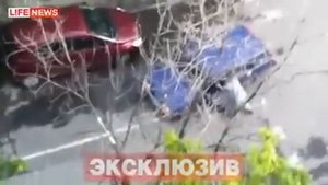 RoadRage.Ru : Разборка со стрельбой в центре Москвы 2012