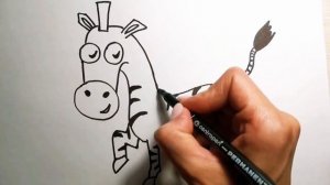 Лошадка радуга/Как нарисовать радужную лошадь/зебра //How to draw a rainbow horse/rainbow zebra