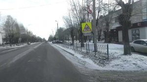 Тавда, проезд по городу / читайте описание.