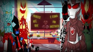 Aliens do Cristal-Trix reagindo ao Rap do Carnitrix|@ironmasterprod|