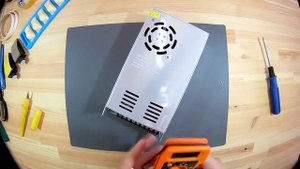 Блок питания из Китая. 24В 20А (по китайски)