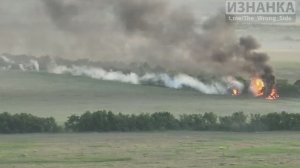 ??⚡Кадры детонации бк уничтоженной техники ВСУ на Запорожском направлении.⚡
