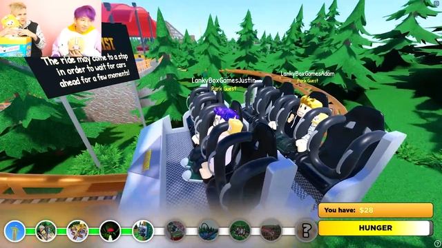 24 HOUR CHALLENGE In The BEST ROBLOX THEME PARK EVER! (ROBLOX TREE TOPS THEME PARK!) смотреть онлайн