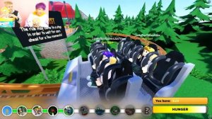 24 HOUR CHALLENGE In The BEST ROBLOX THEME PARK EVER! (ROBLOX TREE TOPS THEME PARK!)