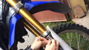 Ремонт потекшего сальника вилки перевертыша