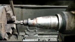 Ремонт оси прицепа РОР (ROR). Восстановление оси полуприцепа. Ремонт посадочных мест под подшипник.