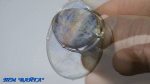 Лунный камень беломорит кулон и кольцо "Сияние над морем"