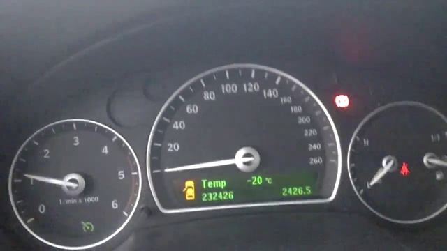 Saab 9-3 -20 Cold start / холодный запуск Saab 9-3 в -20