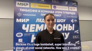 Interview/StPetersburg Show/Анна Щербакова/Anna Shcherbakova/ФИГУРНОЕКАТАНИЕ