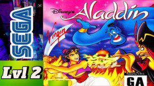 Прохождение Aladdin/Sega/Аладдин/Сега/ Уровннь /Lvl2