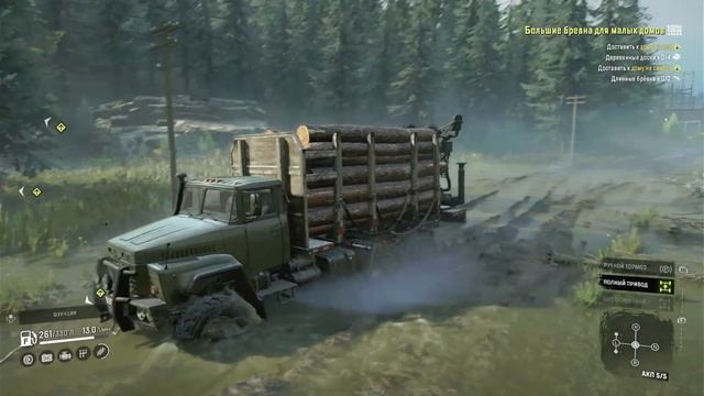 Snow Runner - Новая игра + (часть 12) Висконсин смотреть онлайн