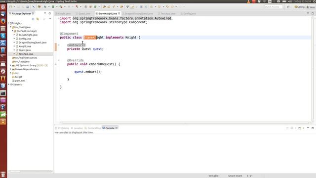 Spring Framework Tutorial 2: Autowiring beans смотреть онлайн