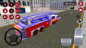 Real Fire Truck Driving Simulator 2021 - New Fire Fighting Fireman's Daily#10 - Android IOS GamePla