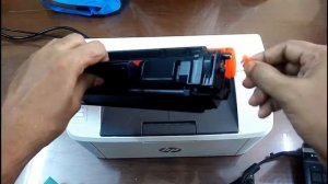 Replacing Toner Cartridge | Change HP LaserJet M12a/M15a/M15w/p1102/1108/1100p Printers Toner | HP