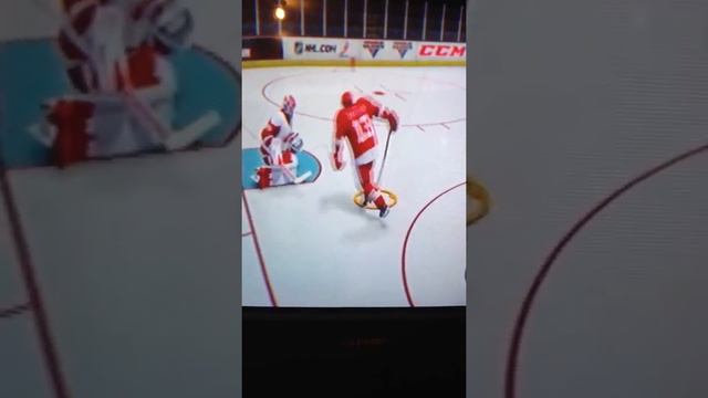 Sick Datsyuk practice goal - NHL 13