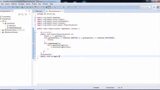SpeedCode | Создание плагина для майнкрафт [DoubleJump] #1