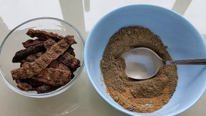 Шикакай + Брингарадж + Крутой кипяток. Маска - Бомба которая никогда не пересушивает волосы