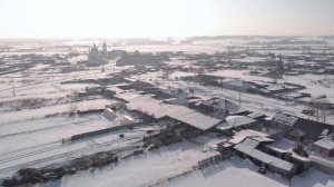 Село Белоярское. Зима