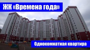 Однокомнатная квартира в ЖК "Времена года" / г. Оренбург, пр. Победы, д. 157/4