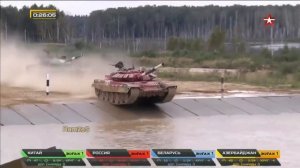 Т-72 обгоняет китайский танк
