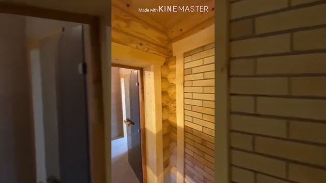 Отделка деревом .дом из оцилиндровки