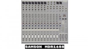 Аналоговый микшер SAMSON MDR1688 / обзор
