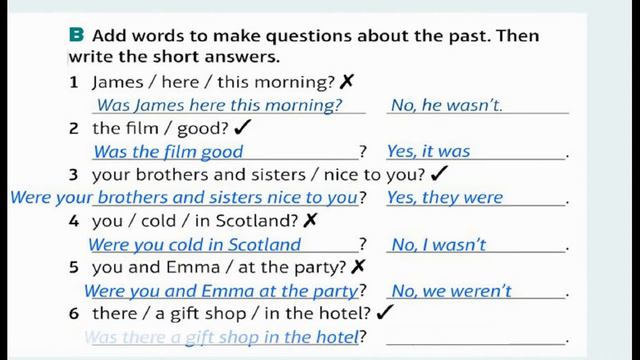 WHERE WERE YOU ? |Unit 7 | 7.1 WHERE WERE YOU ? | past | English | Speakout starter смотреть онлайн