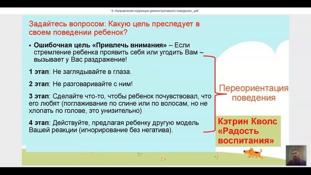 Демонстративное поведение дошкольника: причины и направления коррекции