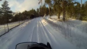 Снегоход ТАЙГА АТАКА 551 II в поле и в лесу