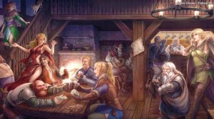 The Whitehorne Inn || Fantasy Tavern Music Mix for Creativity (w/ Tavern Ambience)