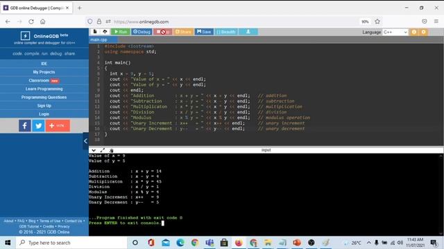 Arithmetic Operations on Two Numbers | C++ Exercise | Filipino | Tagalog | Tutorials