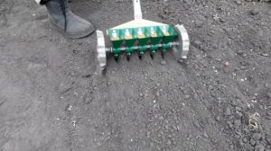 Посев горчицы сеялкой СМК-5.  МИНИМАЛЬНЫЙ РАСХОД и ИДЕАЛЬНО РОВНЫЕ ряды