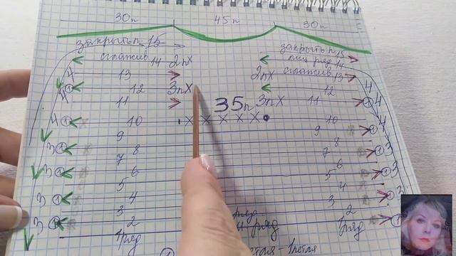 Топ спицами. Совместное вязание. Присоединяйтесь. смотреть онлайн