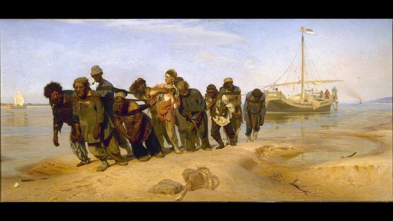 Типичный Волгоград. Бурлаки на Волге) смотреть онлайн