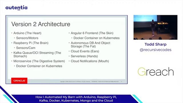 How I Automated My Barn with Arduino, Raspberry Pi, Kafka, Docker, Kubernetes, Mongo... Todd Sharp смотреть онлайн