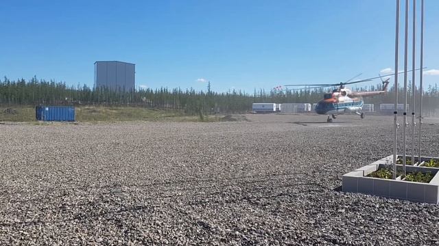 Вертолёт Ми-8т. Работа июнь 2018 В.Молодо. смотреть онлайн