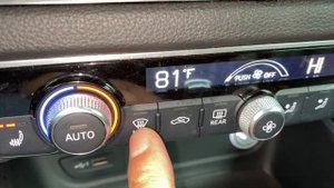 Audi A3 Dash air conditioner and heating controls overview