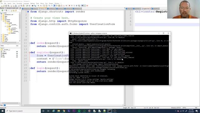 Python Basics Tutorial Django Registration Form