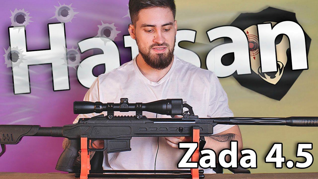 Пневматическая винтовка Hatsan Zada 4.5 мм 3 Дж пластик видео обзор