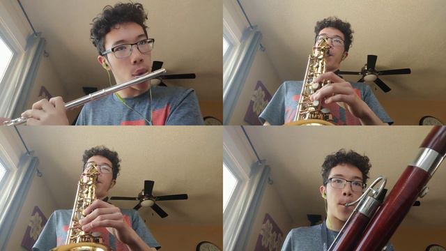 Chorale From Jupiter by Gustav Holst (Flute/Alto Sax/Bassoon Cover) || Scherzando Music смотреть онлайн