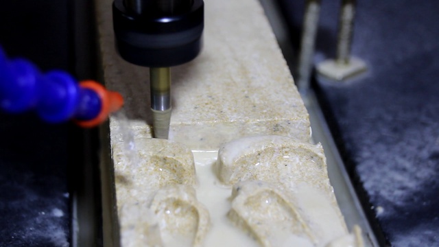 Фрезерование дагестанского песчиника на ЧПУ станке CNC-6090 производства Twitte