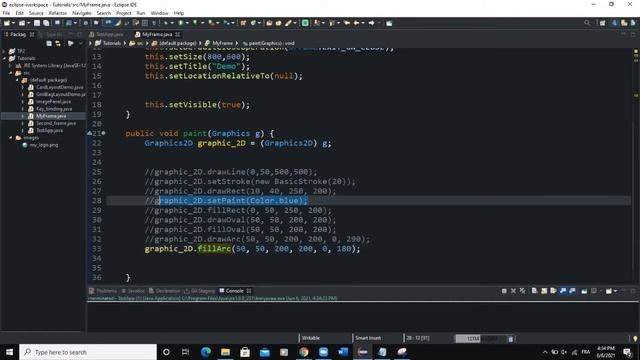 Java GUI Tutorial #34 - 2D Graphics In Java GUI