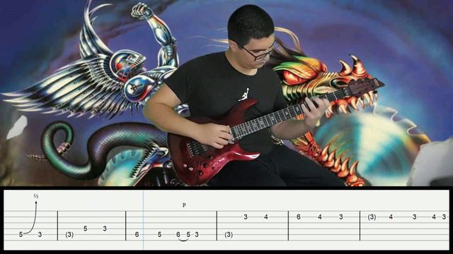 Judas Priest  | Leather Rebel | Guitar Solo+ Tabs смотреть онлайн