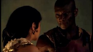 Gannicus and Melitta (Spartacus: Gods Of The Arena)