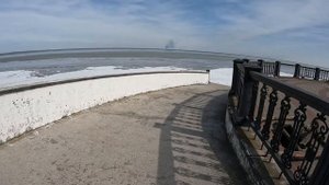 Пушкинская набережная Таганрог Март 2022 | Pushkinskaya embankment Taganrog March 2022 Gopro10