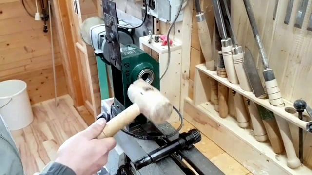 Замена подшипников на передней бабке токарного станка по дереву смотреть онлайн