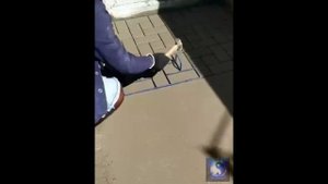 Лайфхак. Имитация тротуарной плитки. #Shorts