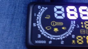 HUD, Head Up Display, Проетор скорости на лобовое стело