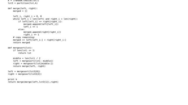 Code Review: Recursive quicksort in Python